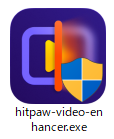 HitPaw Video Enhancerのexeファイル